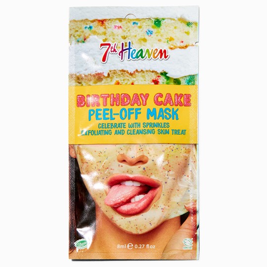 Picture of 7TH HEAVEN BIRTHDAY CAKE PEEL OFF MASK